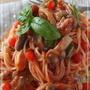 キノコたっぷり☆トマトの冷製パスタ