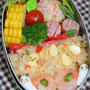 キャラ弁**エビつむりのお弁当