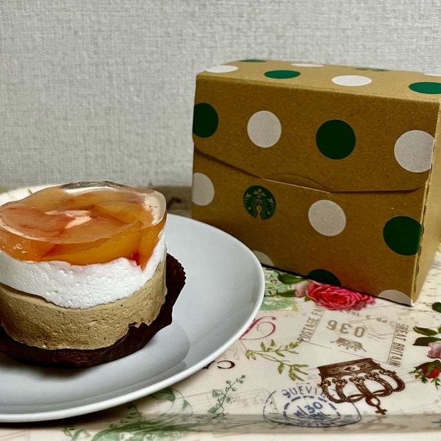 【季節のおすすめ】スターバックス 白桃＆アールグレイケーキ