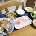 ウマヅラハギ尽くしとかぶと小松菜の炒めものとキムチワンタンスープでうちごはん（レシピ付）