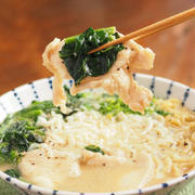 フーディストノート連載、「鶏むね肉のチーズみそラーメン」インスタント味噌ラーメンアレンジ