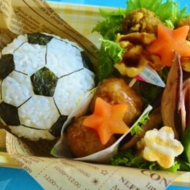 サッカーボールとコナンのお弁当 色々 By よっちママさん レシピブログ 料理ブログのレシピ満載