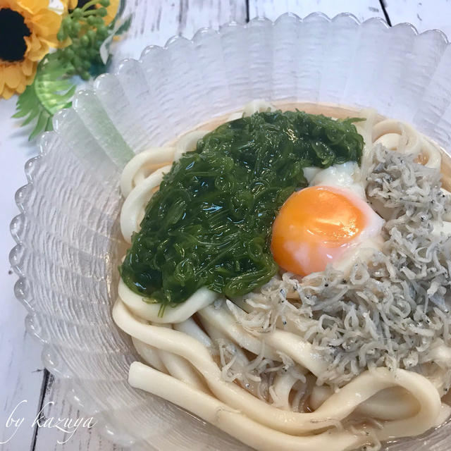 めかぶとしらすの温玉冷やしうどん By 島村一也 Kazuya Shimamura さん レシピブログ 料理ブログのレシピ満載