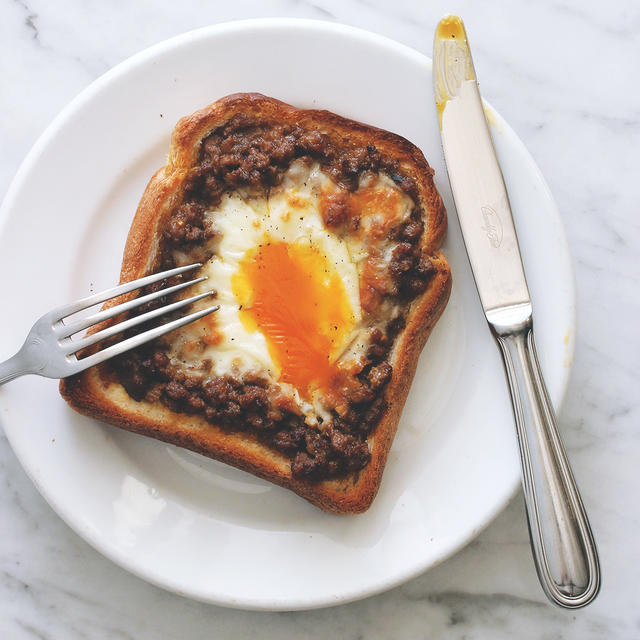 Keema Curry Toast