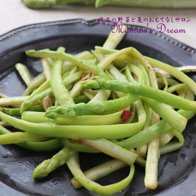 【野菜レシピ】アスパラガスだけのペペロンチーノ～福岡クッキングアンバサダー第2弾