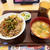 ニンニクの芽牛丼の中盛＆とん汁おしんこセットを食す 〜すき家・期間限定＋とん汁フェア〜