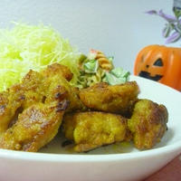 *追いがつおつゆdeカレーから揚げ*