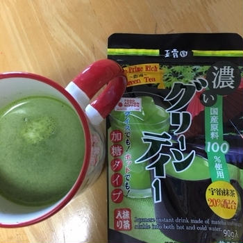 癒しの抹茶ラテ
