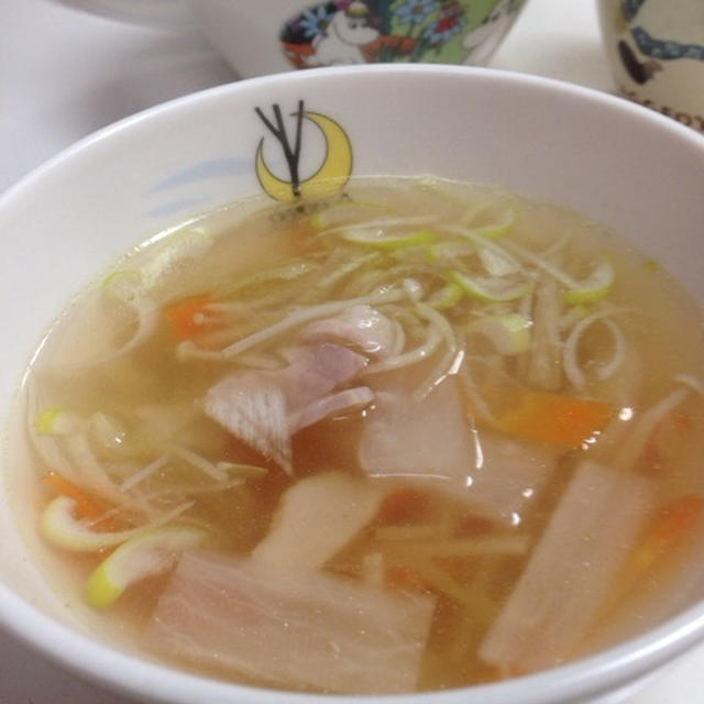 大根&ベーコンのスープ♪