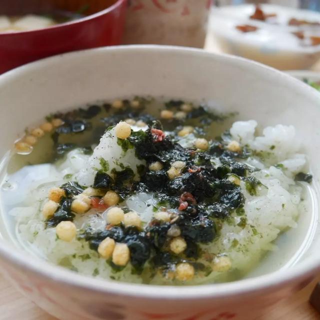 めざまし茶づけ、今日の朝ごはん