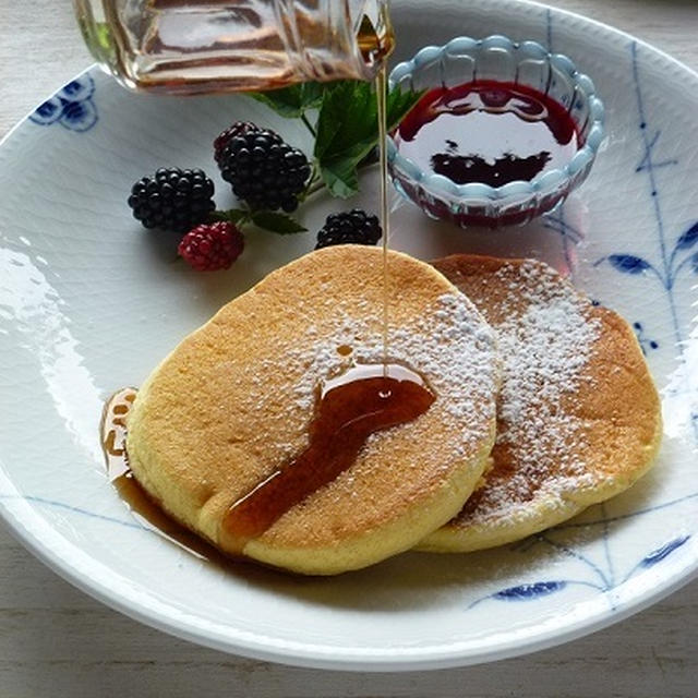 ふわふわ～なパンケーキと、今日のあさり♪