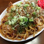 今日の昼ご飯は「キムチ焼うどん」