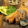 久々、春巻きの夜ごはん