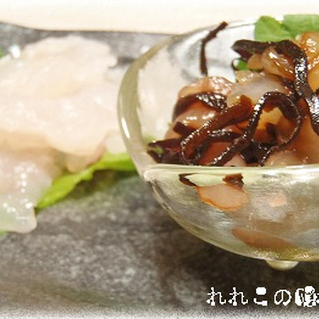 【釣り魚料理：甘鯛】アマダイの塩〆でお刺身２品