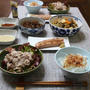 ご飯もお酒も進む献立・・・オニオンスライスが美味しい♪