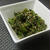 ほうれん草の胡麻和え。みたいな・・米ぬか和え