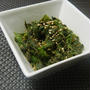 ほうれん草の胡麻和え。みたいな・・米ぬか和え