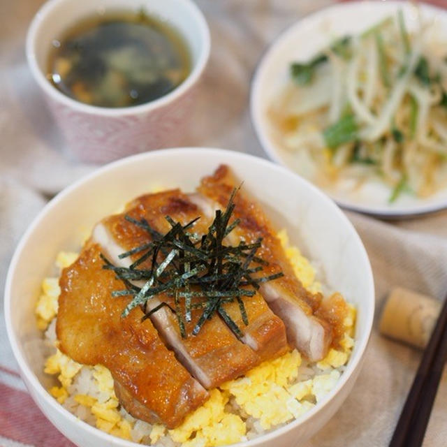 フライパンひとつで♡てりってり〜♡簡単きじ焼き丼！＜お弁当＞