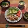 ネギ塩チキン・豚汁・茶碗蒸しの晩ご飯と　須磨寺の紅葉♪