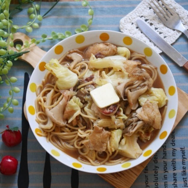 油揚げが、お肉に？フライパン1つでスープパスタ