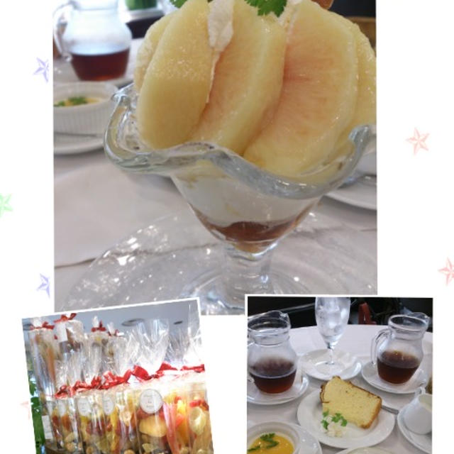 桃のパフェ☆ベニマン♪