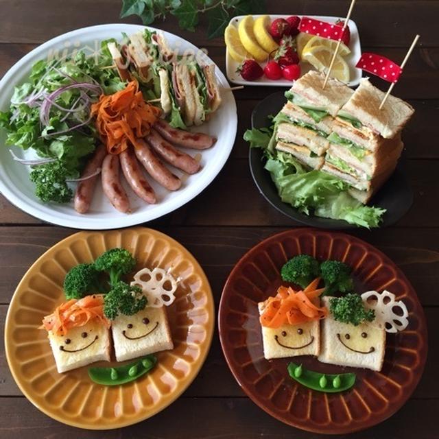 ＊デコトーストで朝ごパン＊