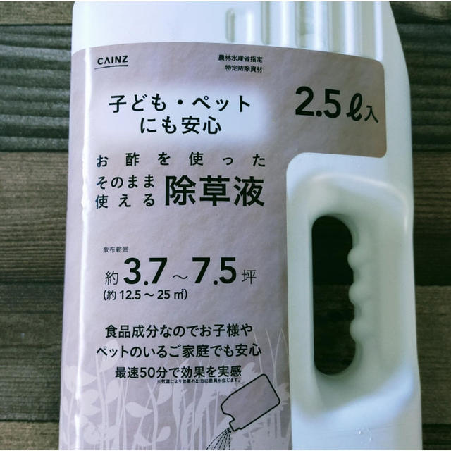 安心＆即効性あり！？カインズのお酢を使った除草液は本当に使えるのか検証してみた！