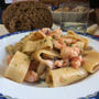 イカと海老のシーフードパスタ Pasta con gamberoni e calamari