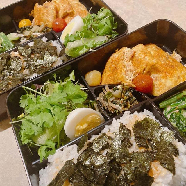 帰宅第一回目の朝ごはんはのり弁