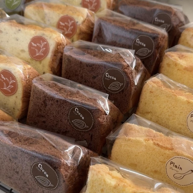 お店屋さんみたいなシフォンケーキのラッピング♡レシピもあります！