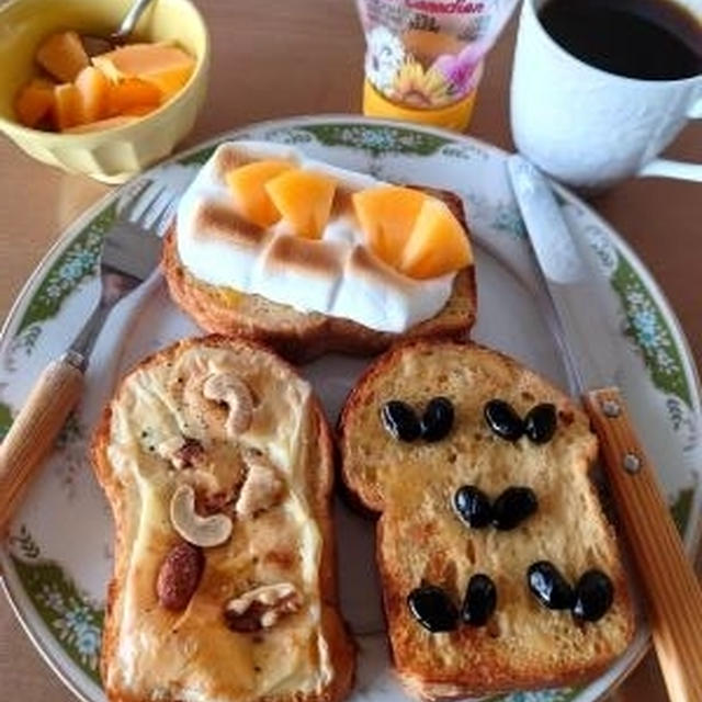 黒糖ミニ食パンで、フレンチトースト～～🎵