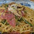 合鴨スモークハムでかもねぎパスタ"