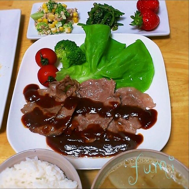 今日の夕飯♪