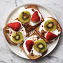 Fruit Open Sandwich