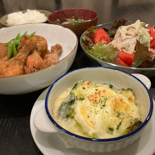 【昨日の晩ごはん☆材料同じなのに～(^_^;】