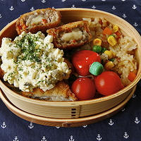 ■　白身魚のフライ　自家製タルタルソース弁当　６月２４日　■