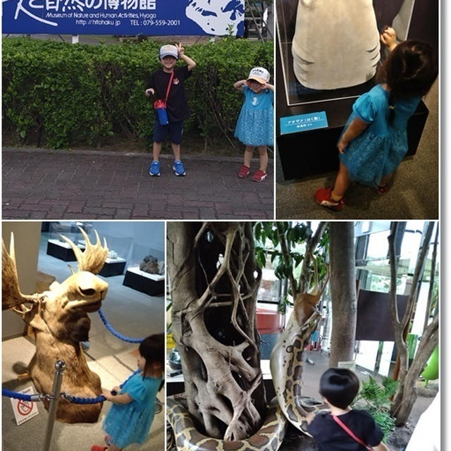 【夏の思い出】人と自然の博物館＆温泉に行って来た♪姫がエルサになる(笑)