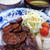◆晩ご飯【簡単に　焼き肉定食「牛ハラミニンニク醤油漬け焼き」／浅利剝き身と絹サヤの味噌汁】／【外ご飯】