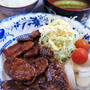 ◆晩ご飯【簡単に　焼き肉定食「牛ハラミニンニク醤油漬け焼き」／浅利剝き身と絹サヤの味噌汁】／【外ご飯】