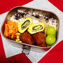 高2男子のお弁当 『煮込みハンバーグ』
