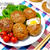 豆腐でふわふわ♡簡単ヘルシー月見豆腐つくね-節約＊ダイエット