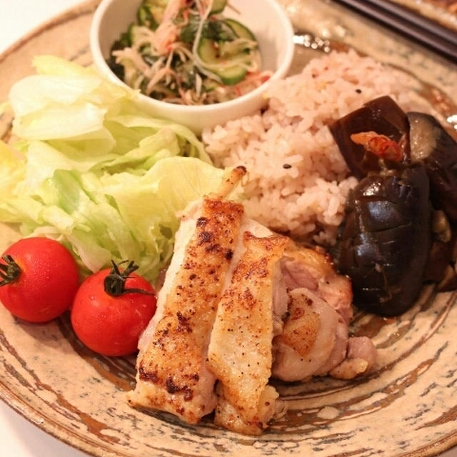 昼カフェ☆チキンのガーリックソテー