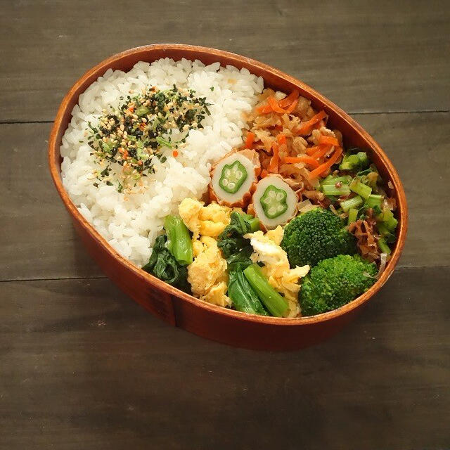1712個目の2020/3/9のパートナーの相棒のボリューミーお弁当【#お弁当】
