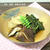 春菊の大量消費♪春菊・椎茸・油揚げの煮物