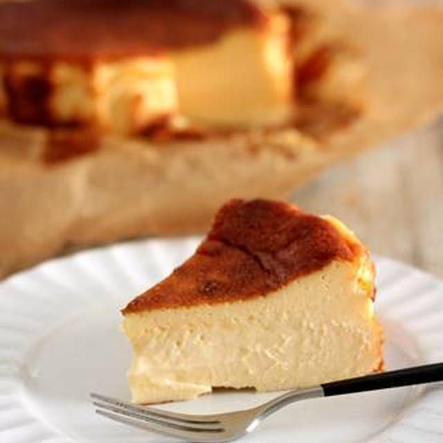 ルミさんレシピのバスク風チーズケーキ