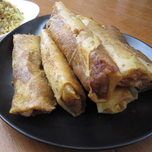 ７４皿目　カレー春巻き