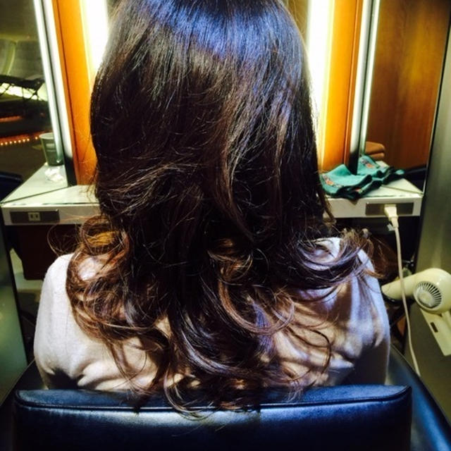 お気に入り美容室で至福のとき