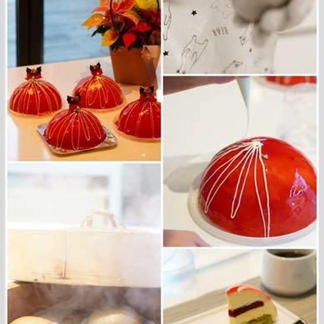 赤いグラサージュと金箔でキラキラケーキ出来ました By る さん レシピブログ 料理ブログのレシピ満載