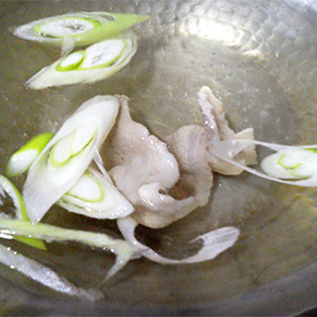 豚肉のお酢しゃぶしゃぶ