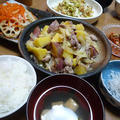 豚とさつまいもの味噌炒め♪